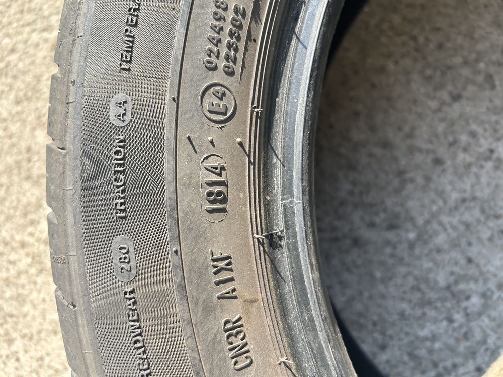 Opony Letnie 215/55R17 x szt Continental