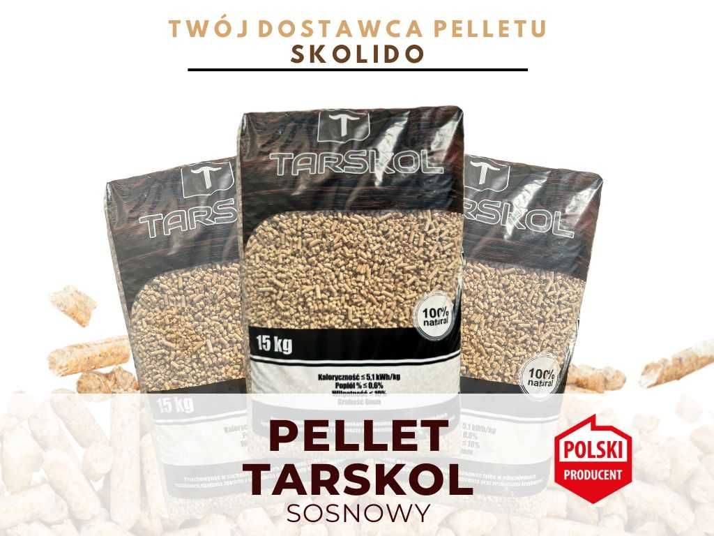 Pellet TARSKOL, Pellet sosnowy (pelet) Transport GRATIS