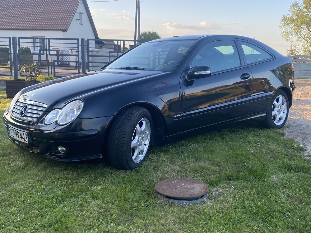 Mercedes benz sport edition klasa c 230 coupe 200 km ksenon panorama