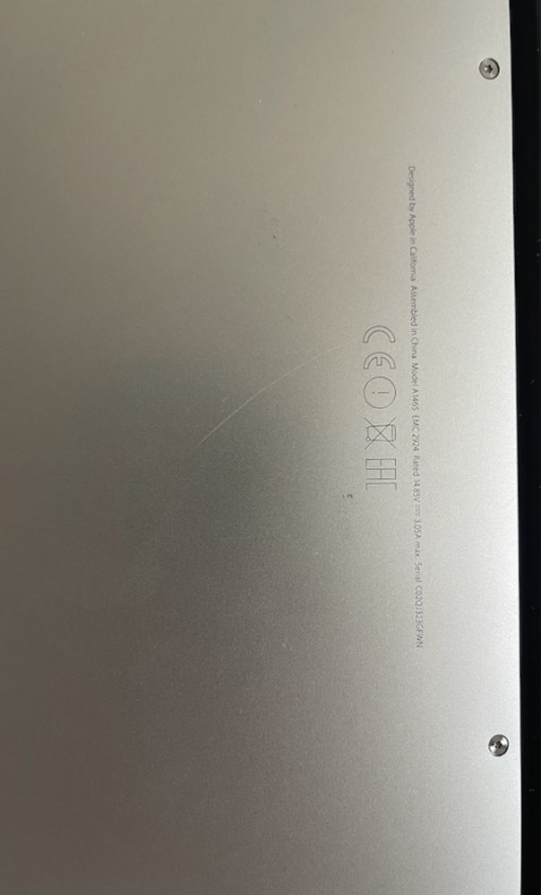 Macbook Air 7,1 128ssd