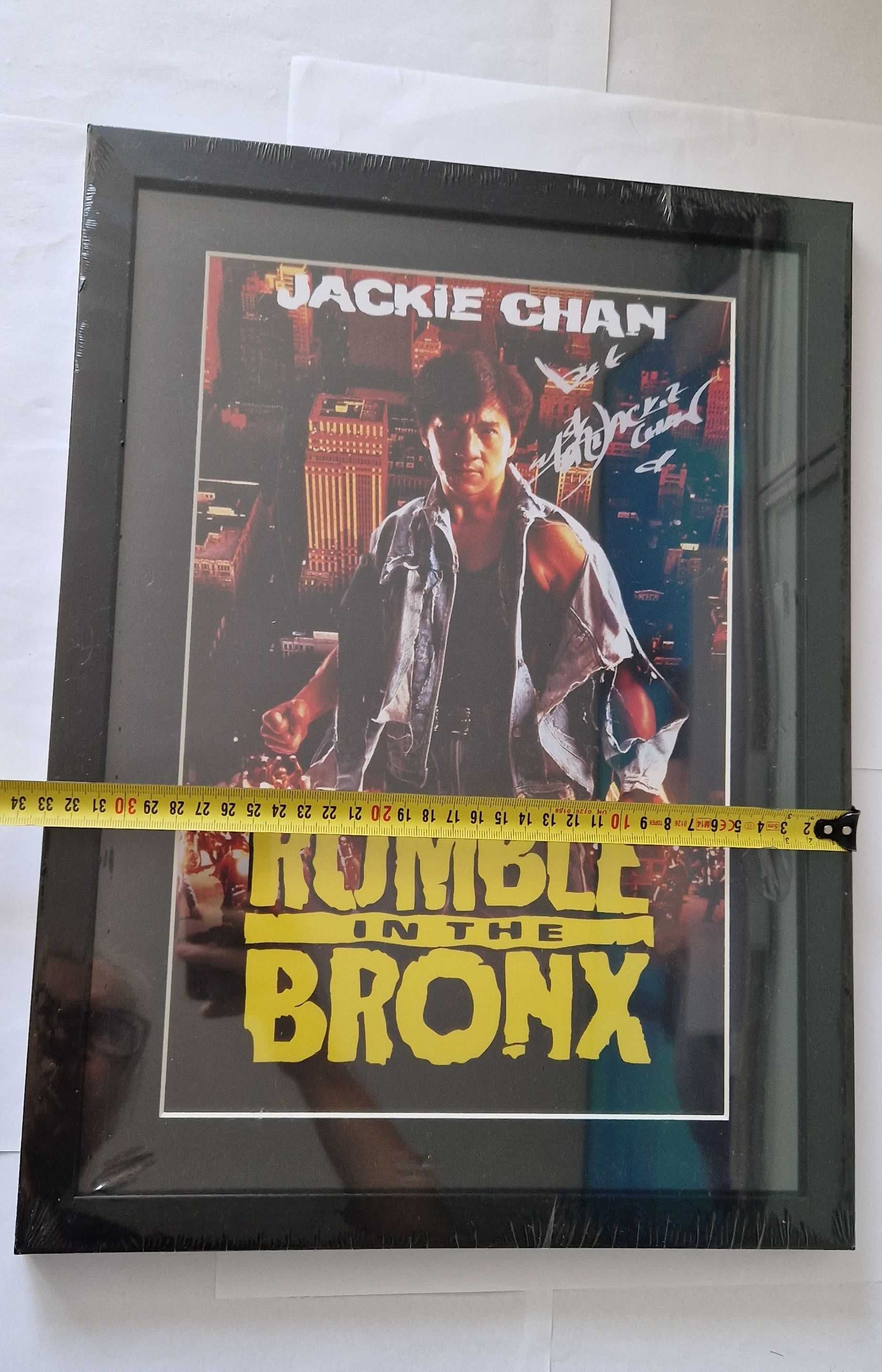 Obraz, plakat z filmu w ramie, format A3, Jackie Chan Draka w Bronksie