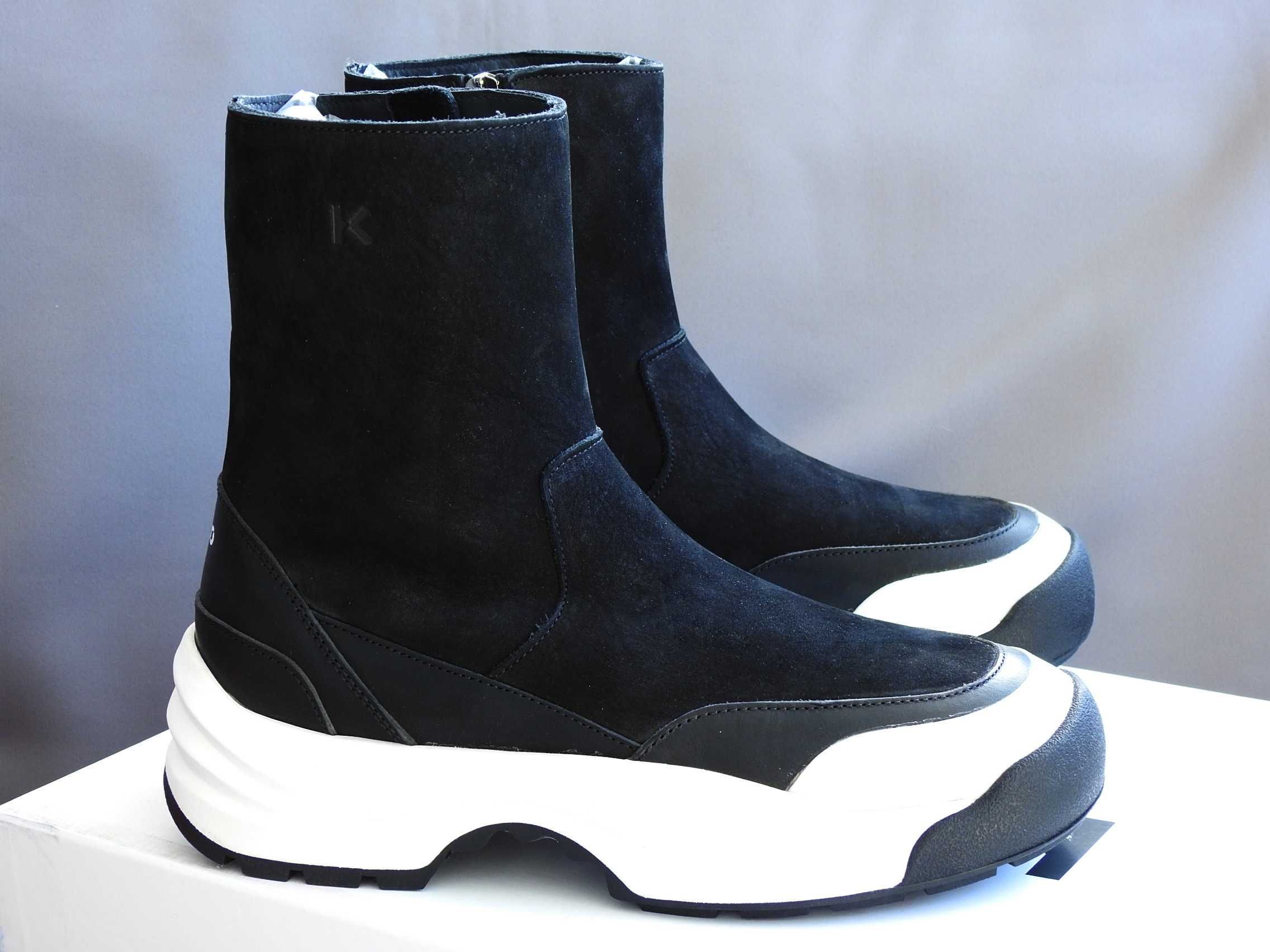 Новые KENZO Италия сапоги ботинки ботильоны 39 кожа $535 оригинал