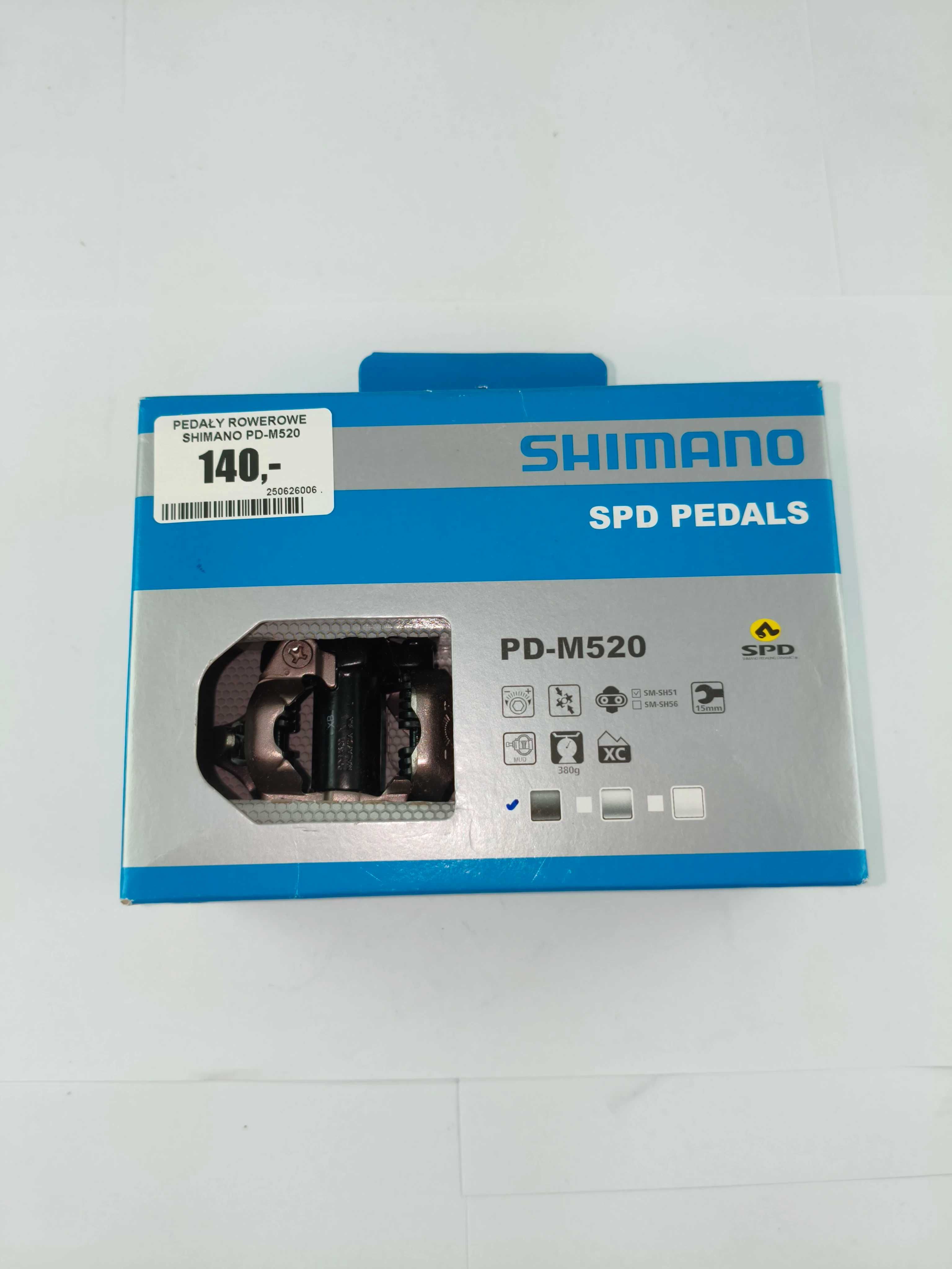 Pedały Rowerowe SHIMANO PD-M520