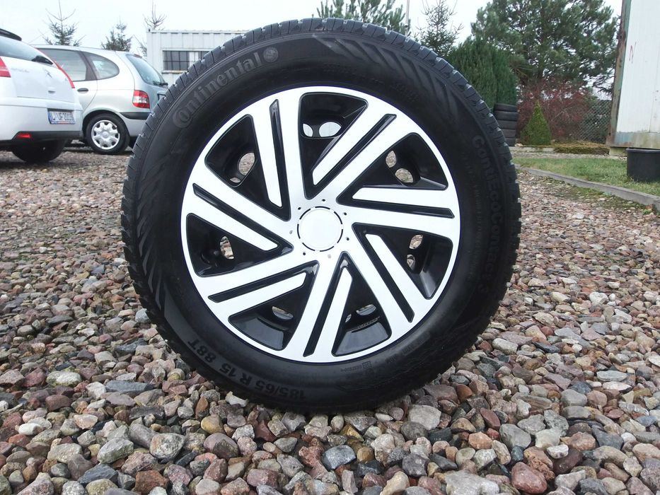 Kołpaki 14 15 16 Białe Czarne Opel Vw Ford Renault Mazda Kia BMW Nissa