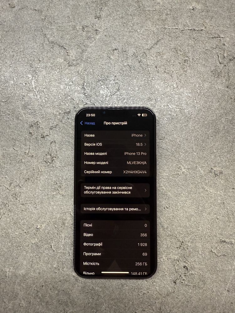 Iphone 13 pro 256 gb Graphite