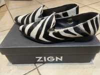 Loafersy ZIGN zebra