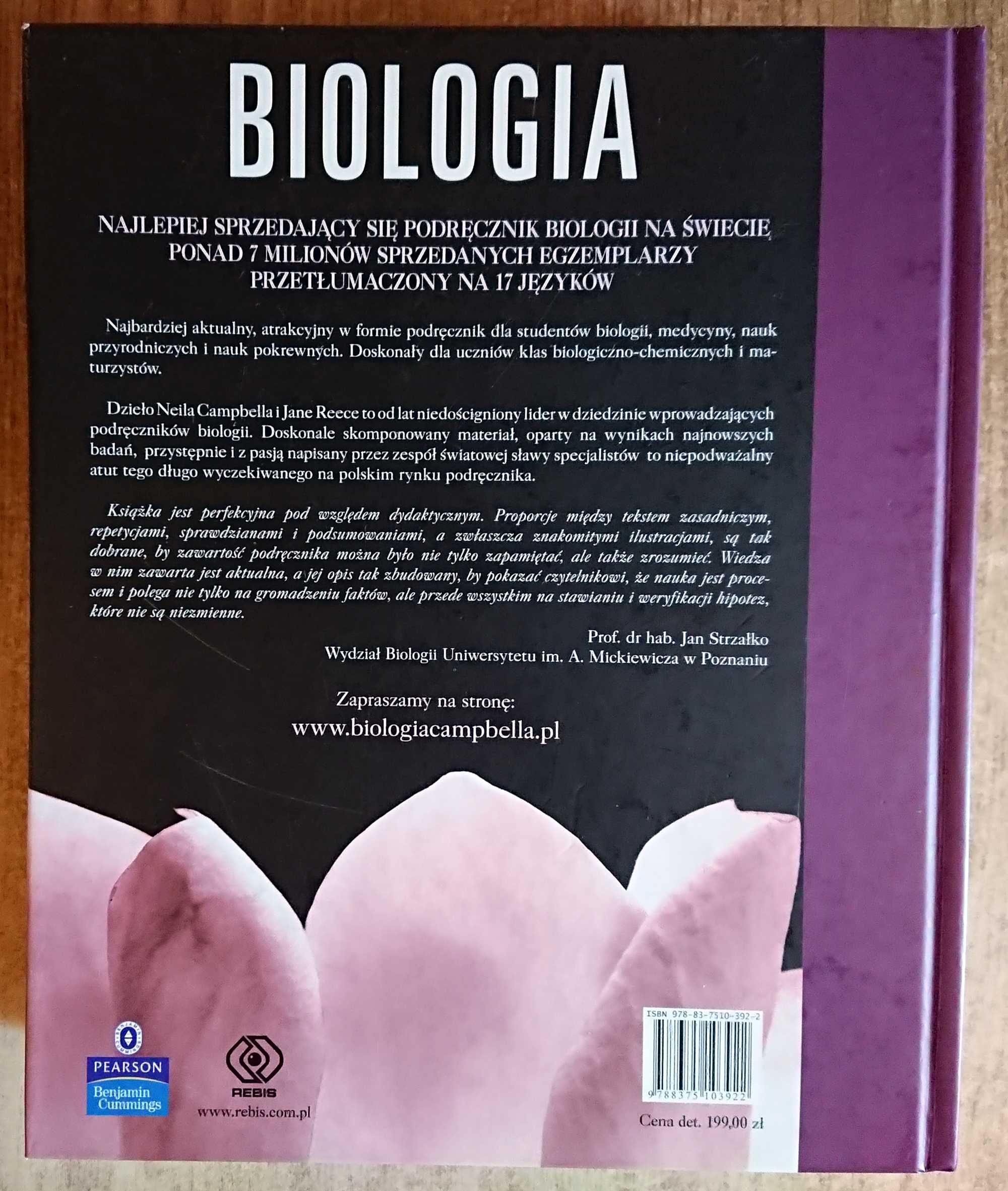 Biologia Campbell, Reece. Podręcznik Biologii, Twarda oprawa