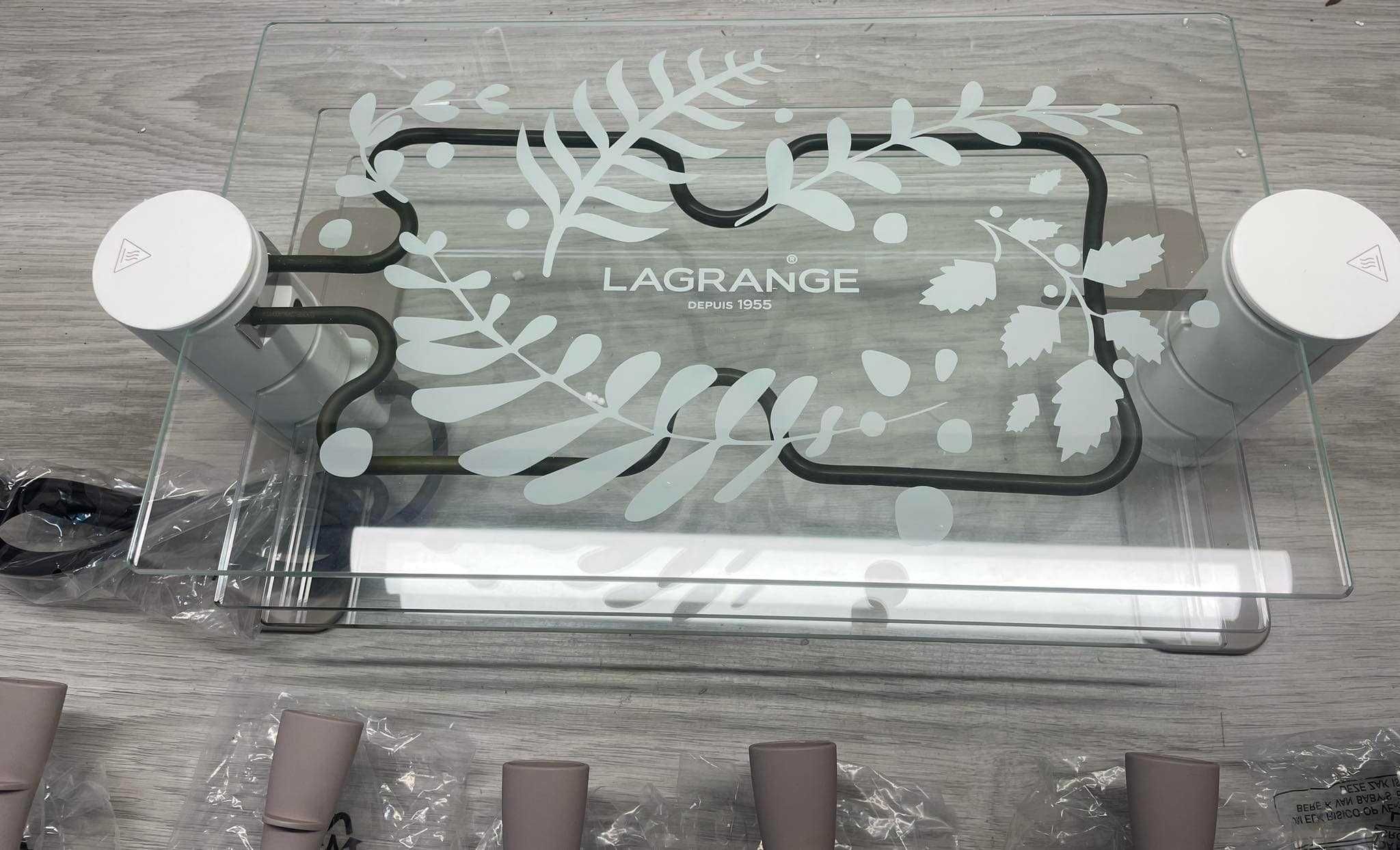 Szklany GRILL DO Raclette Lagrange 1000W