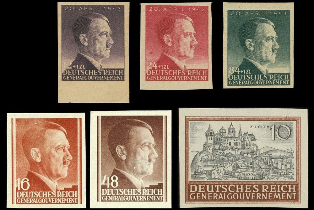 Kolekcja Znaczków GG - Hans Frank - Górale  Próby - Nz  Arkusze ATESTY