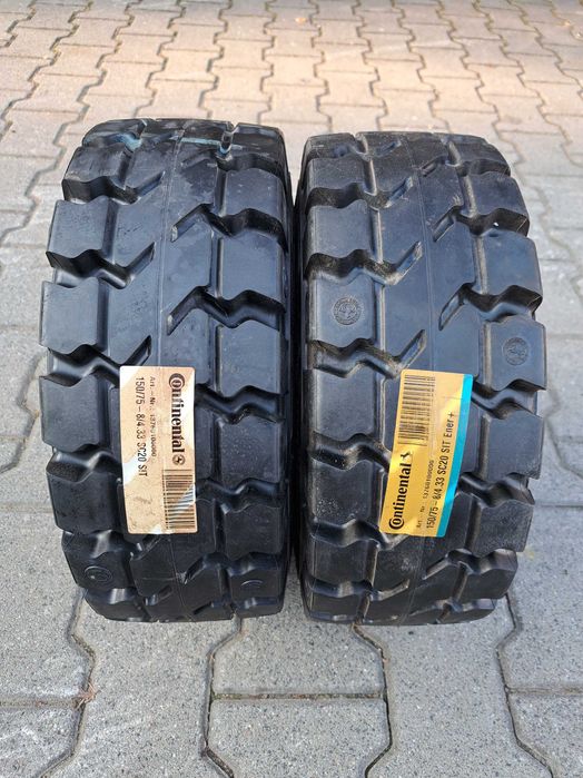 Opona pełna CONTINENTAL 150/75-8 do wózka widłowego - nowa