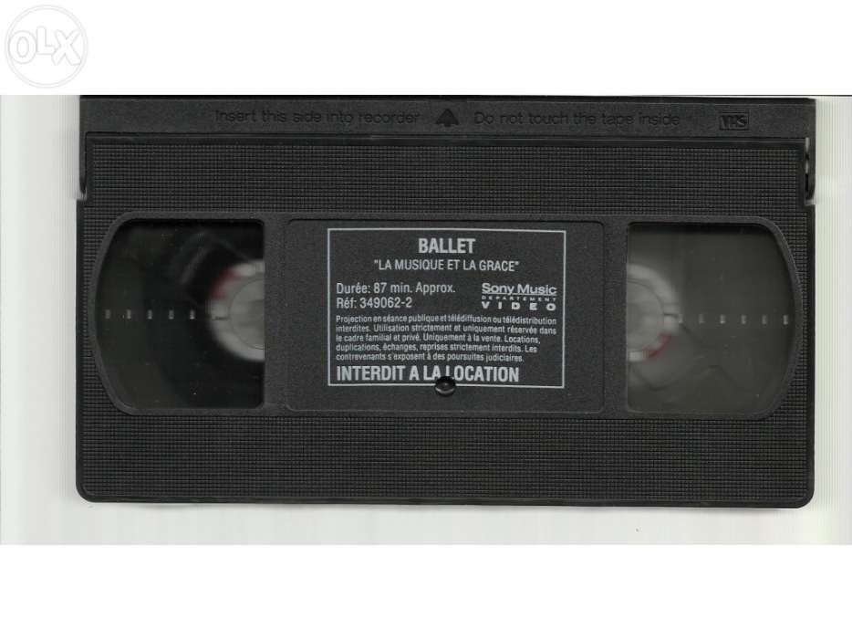 VHS - Ballet Bolchoï (peças várias)