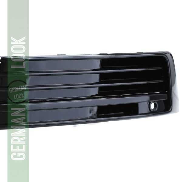 Grelha para-choque preta brilhante para VW T6 Multivan com ACC 15 a 19