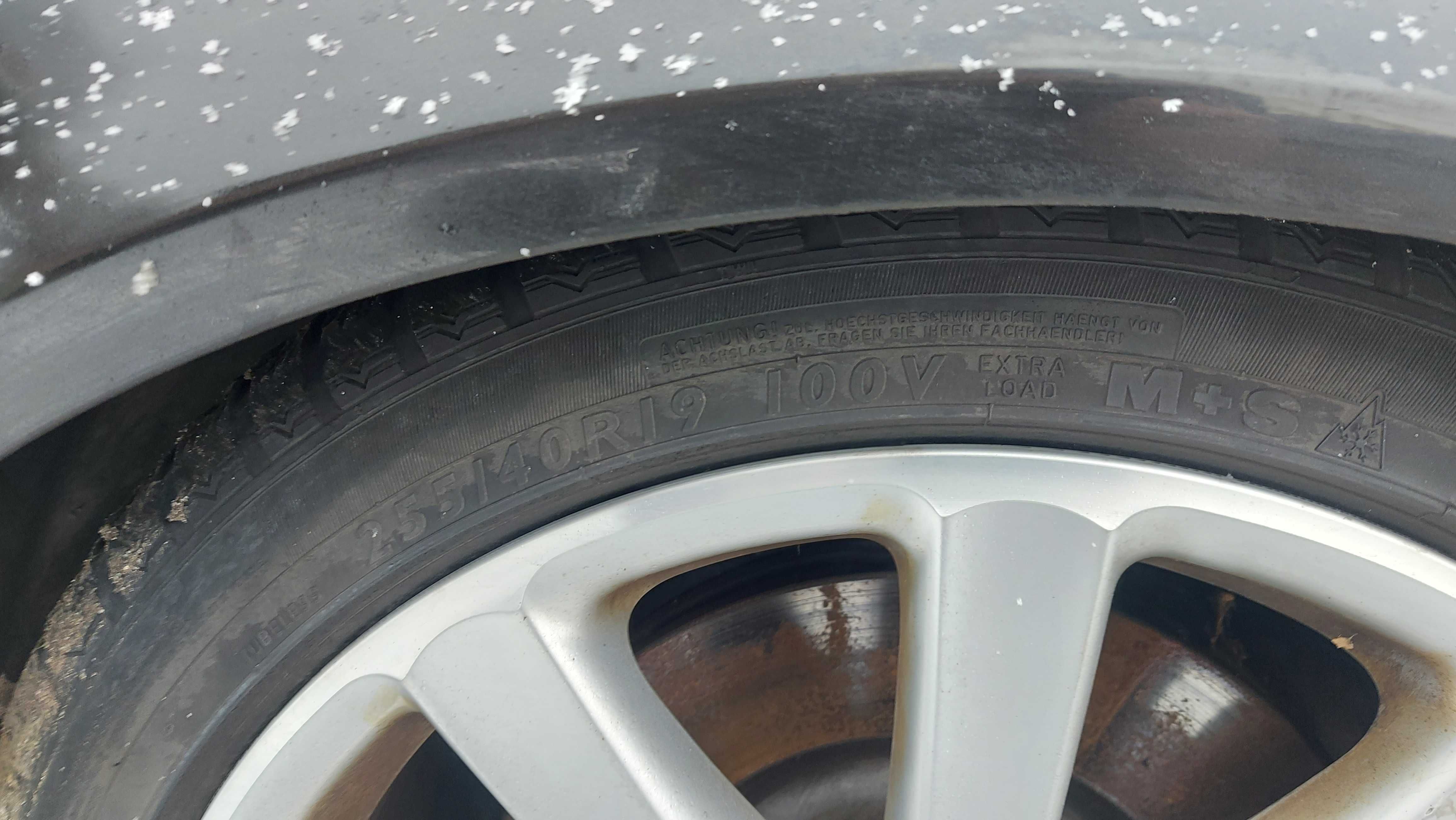 Felgi aluminiowe z oponami koła VW PHAETON 5x112/19 255/40 ZIMA