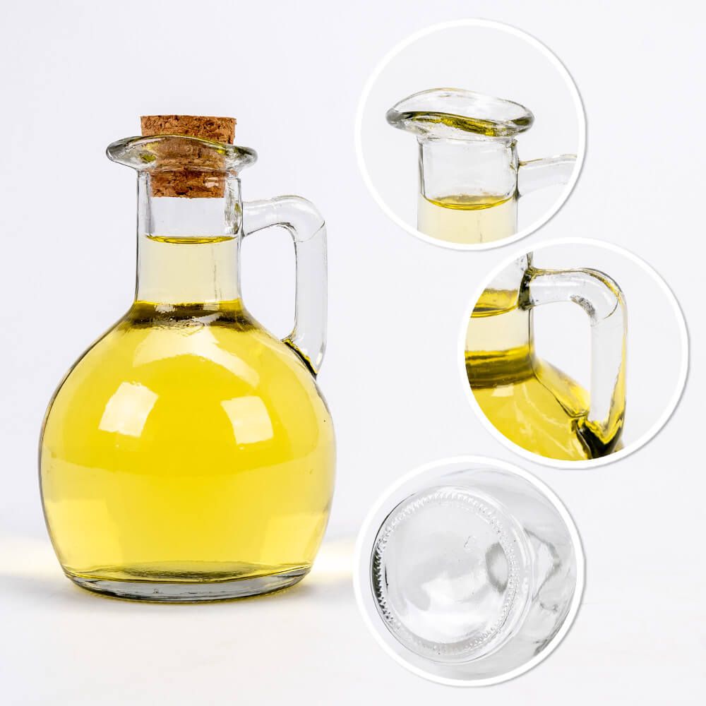 10x buteleczka butelka GALONIK 150 ml na oliwę z korkiem