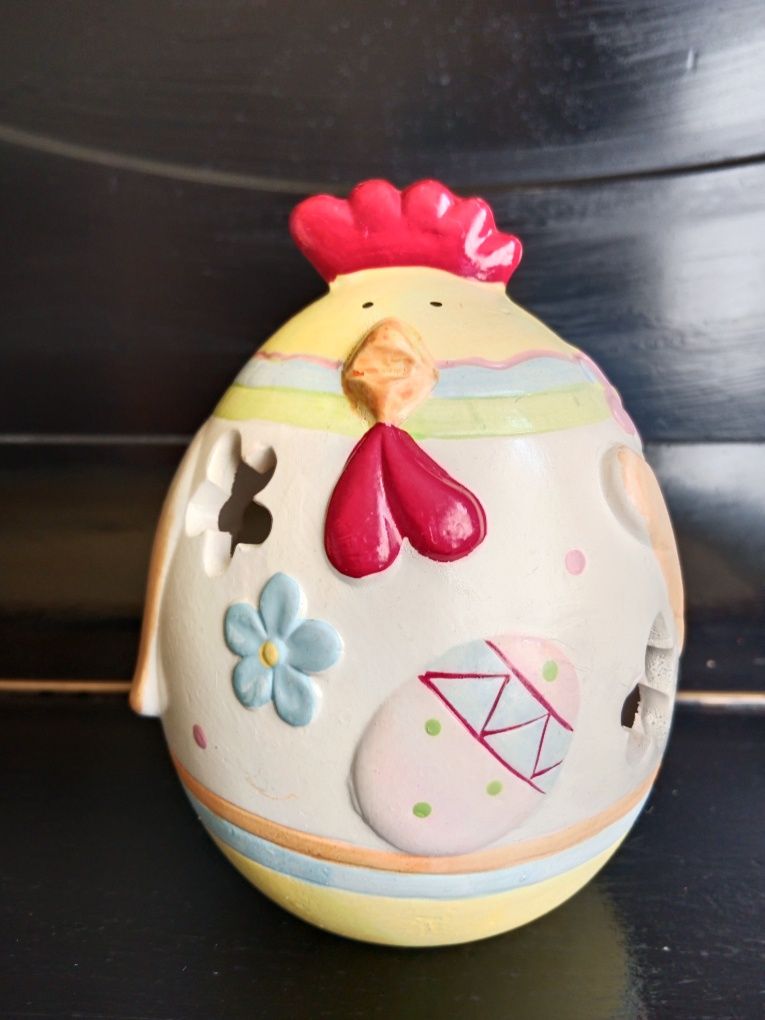 Lampiony Ceramiczne Kurczak i Zajączek