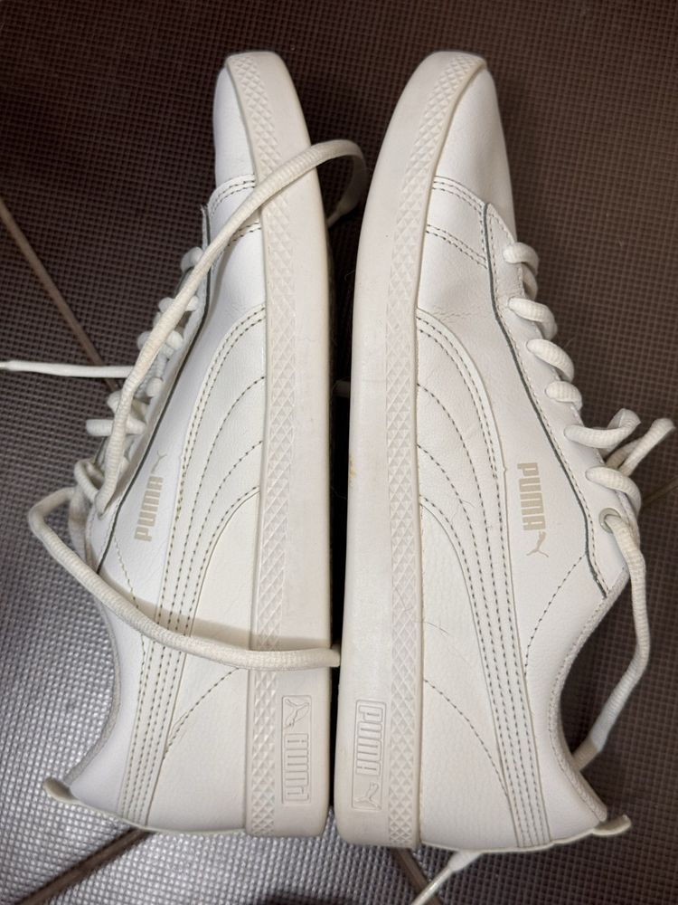 КЕДИ PUMA SMASH WNS V2 L колір білий жіночі