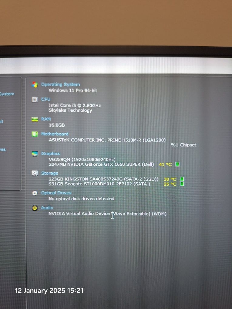 Gaming PC - i5-11400 / GTX 1660 SUPER / 16GB RAM