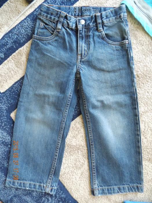 3 x spodnie jeansy w tym NOWE,r.104 C&A PALOMINO,slim rurki modne