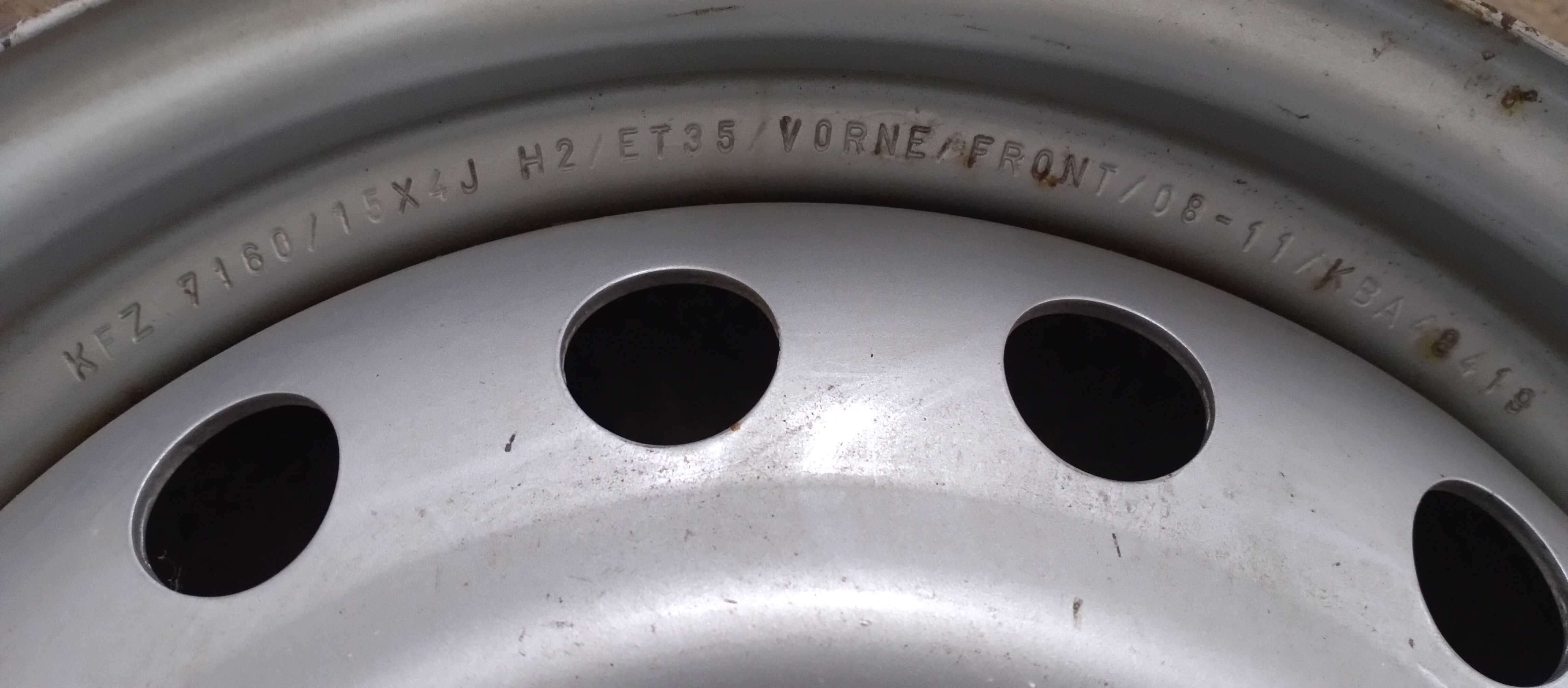 4 jantes de ferro 15 p/ Mitsubishi I Miev, Citroen CZero e Peugeot Ion