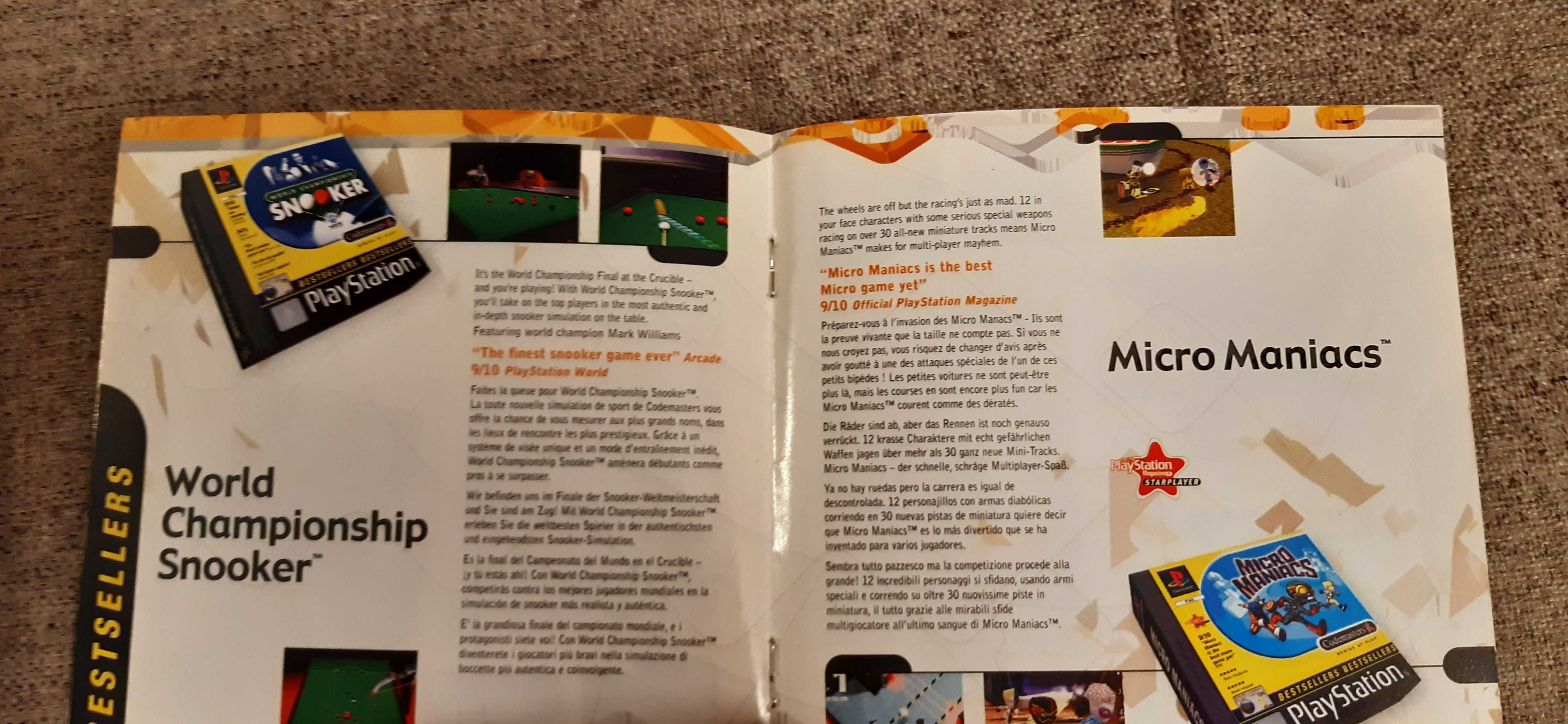 stary mini katalog gier ps dla kolekcjonerów