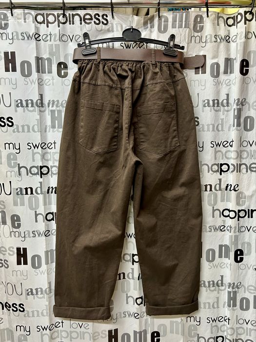 Брюки плотный coton, широкие, Италия 48-52