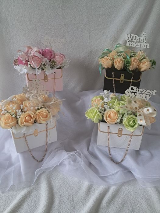 Flowerbox z róż mydlanych