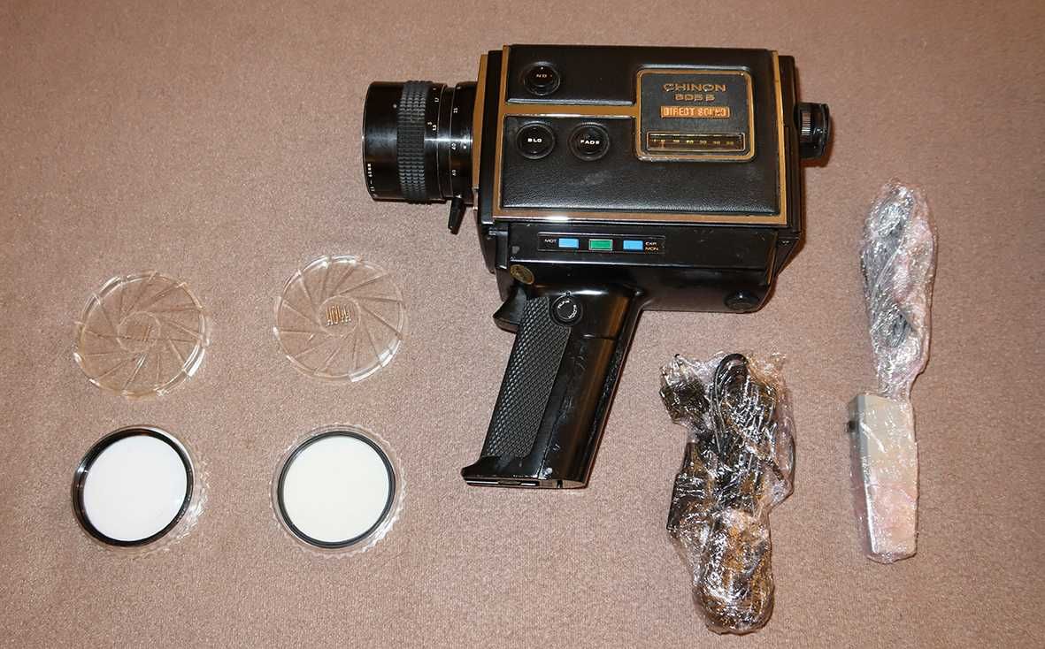 Conjunto câmara máquina filmar Chinon 805 S
