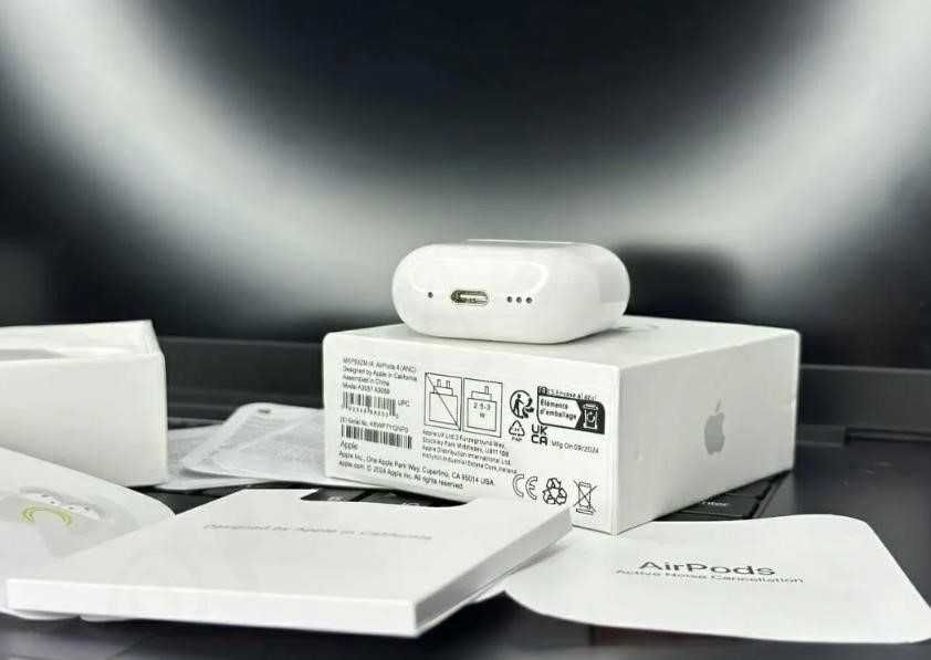 Навушники Безпровідні Airpods 4 Full 1в1 Преміум якості