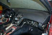 Nissan 300ZX Z32 deska rozdzielcza konsola czarna
