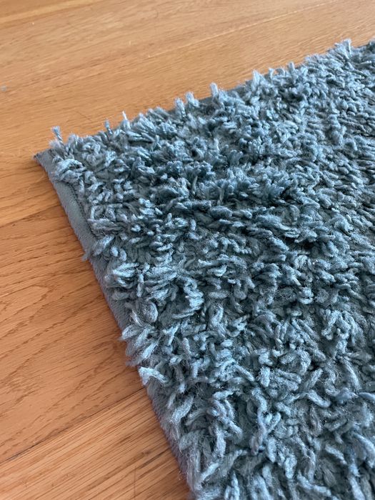 2 tapetes sala azuis