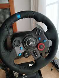 PS4 Slim+ Logitech G29+Suporte volante e pedais