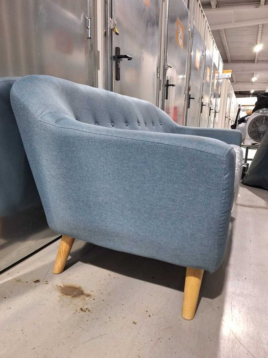 Sofá 3 lugares azul - Sklum