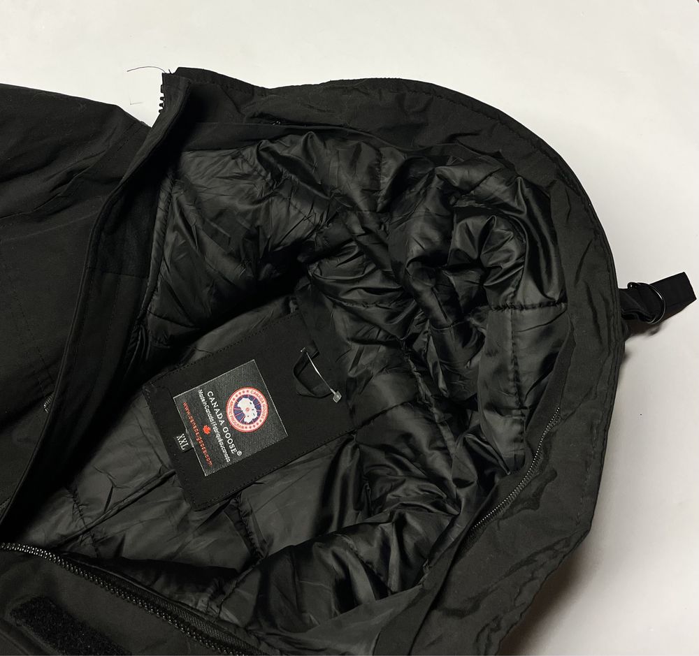 Kurtka Canada Goose down black parka meska ocieplana zimowa r. XXL