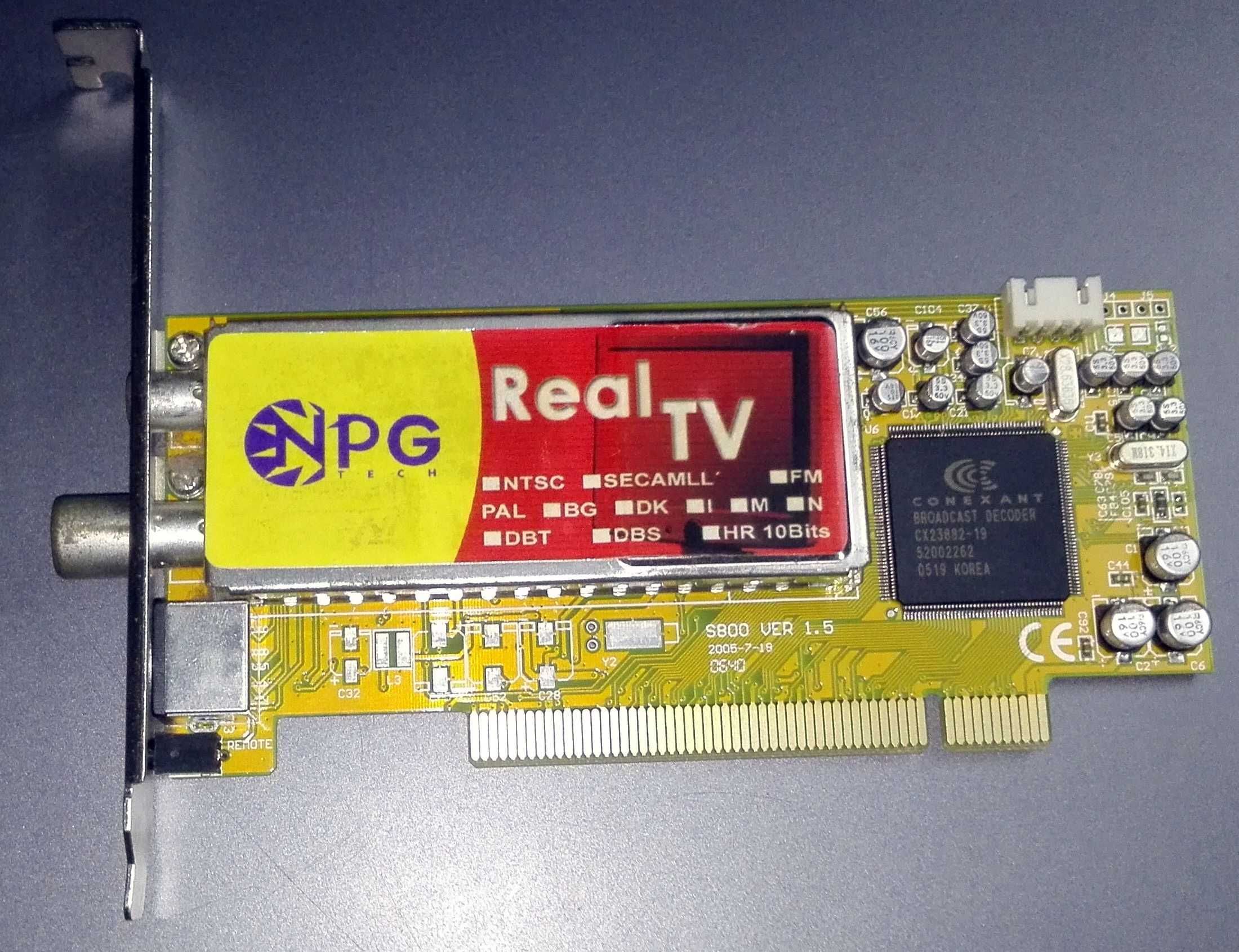 Sintonizador tv NPG Real TV S800  (analógico)