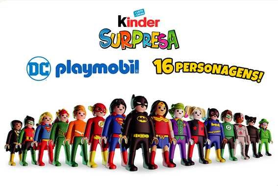 Kinder ovo surpresa DC Playmobil