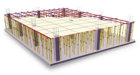 Cofragem de lage mecano e alumínio