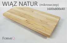 Blat do biurka drewno wiąz natur 1600x800x40