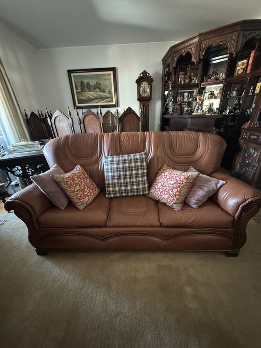 Sofá de pele vintage
