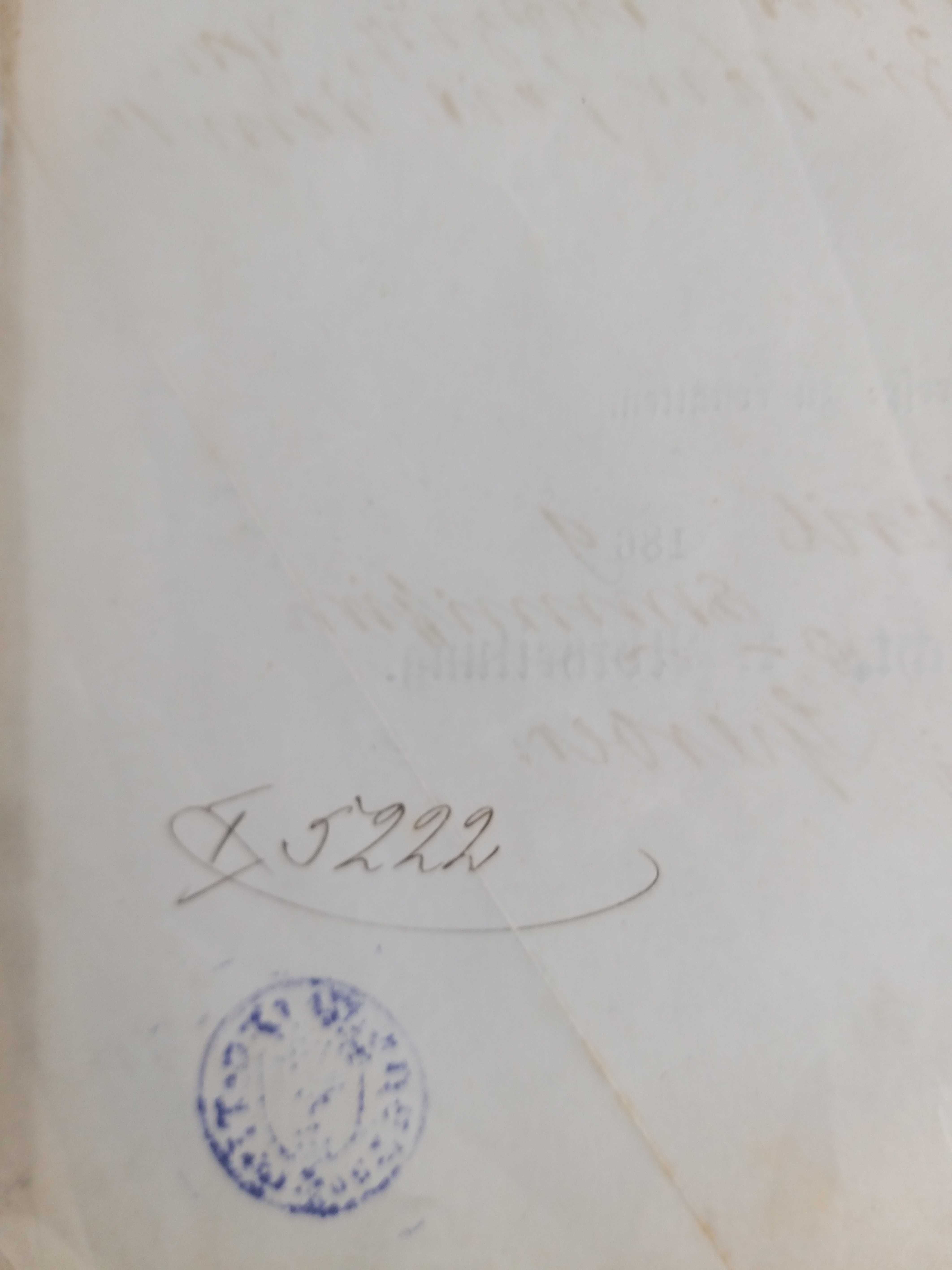 Dokument Sądowy z 1869r Królestwo Prus
