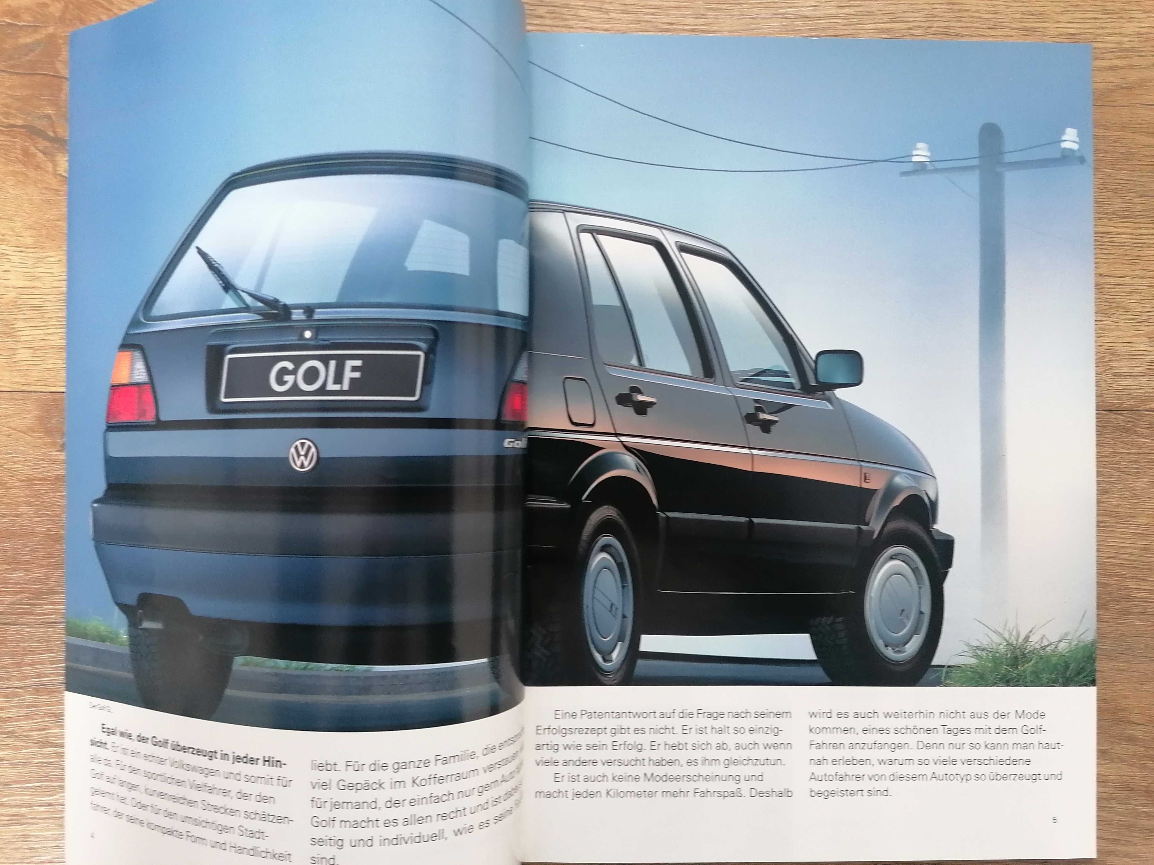 Prospekt VW Golf II