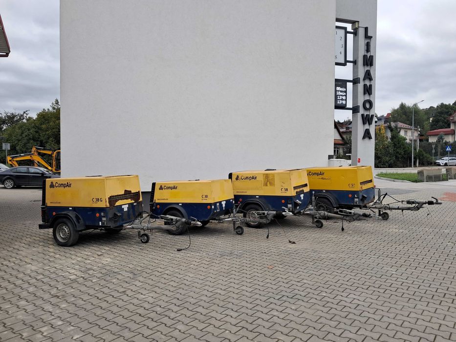 Kompresor CompAir C30 C38G C50 sprężarka śrubowy mobilny Atlas Copco 3