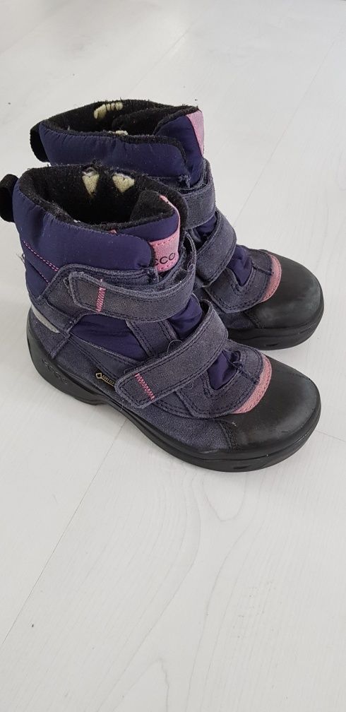 Buty zimowe kozaki kozaczki Ecco Gore-tex roz. 31