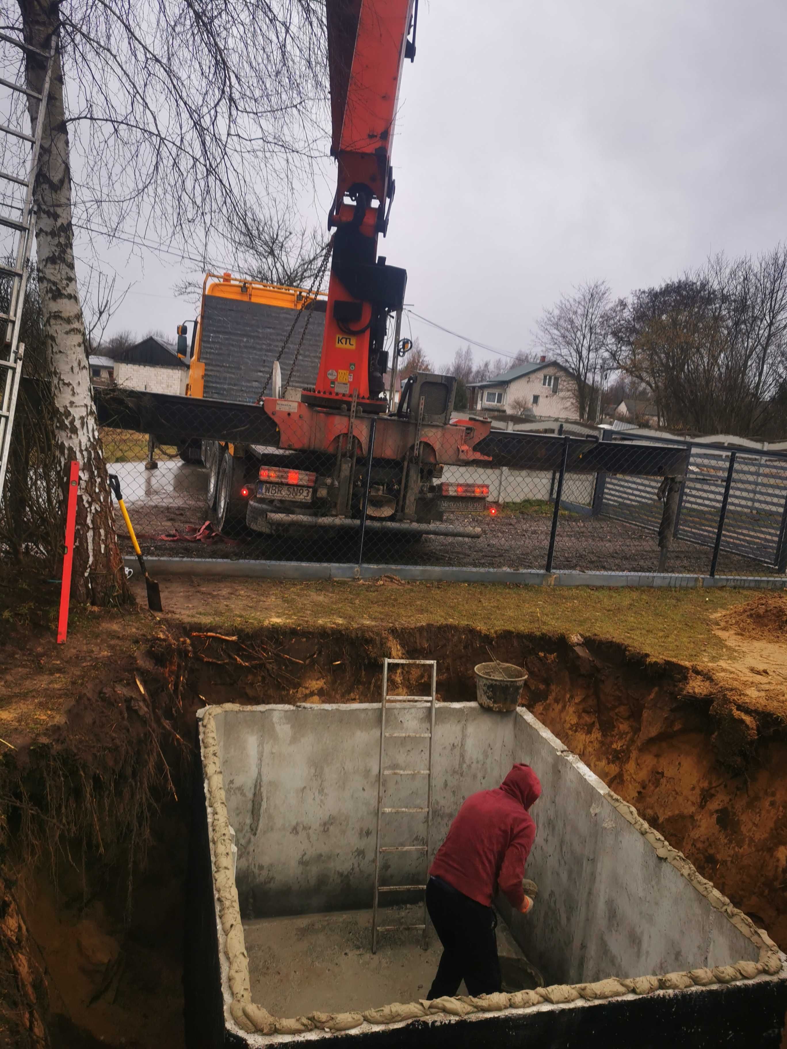 Zbiornik na szambo 6m3 Pajęczno/zbiornik betonowy na deszczówkę/ścieki