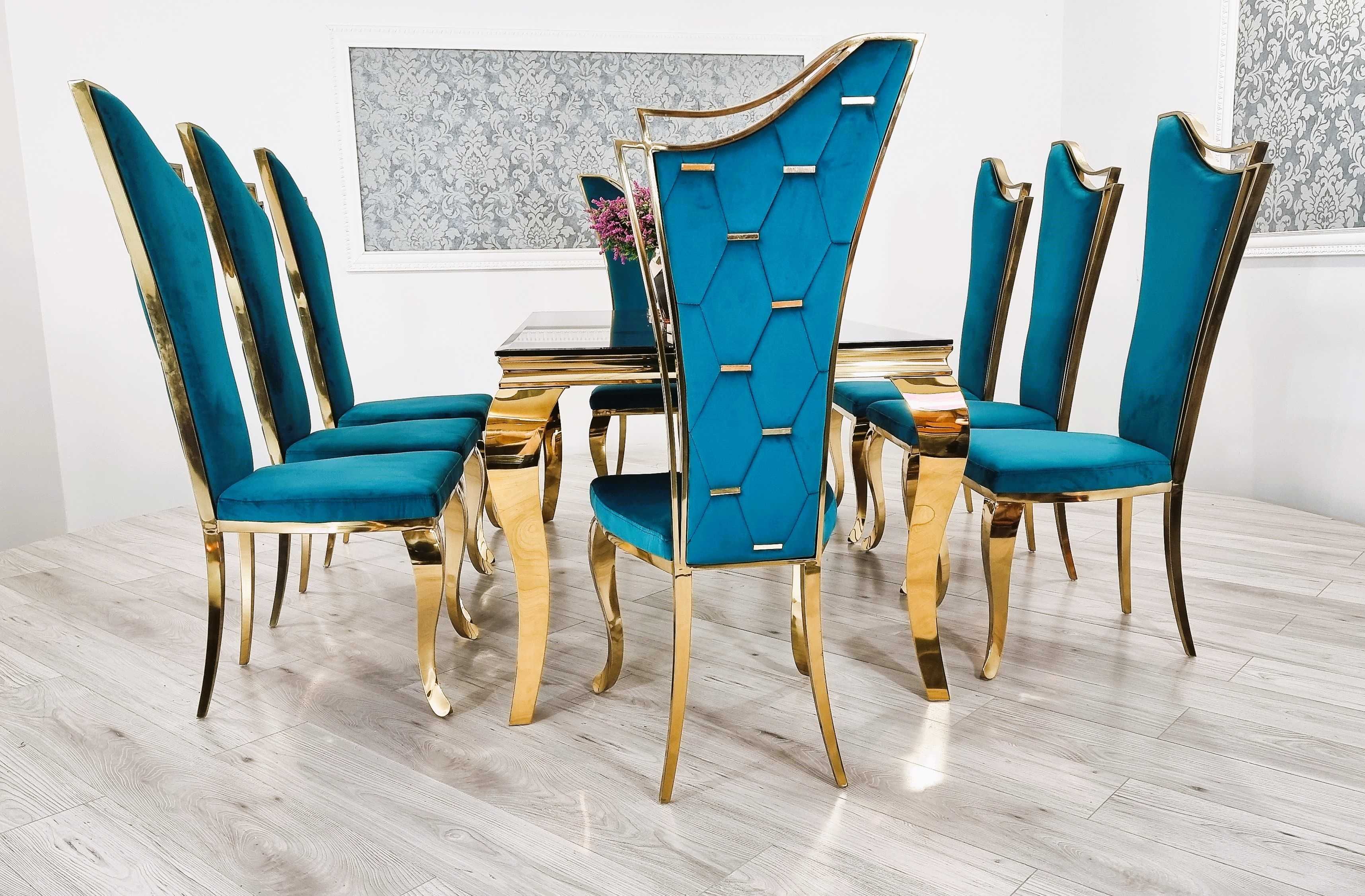 Jadalnia Stół + 8 krzeseł Glamour / producent / KOLOR