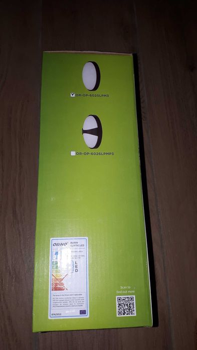 2 sztuki Lampa ogrodowa IP54 ORNO  ELIPTIC LED OR-OP-6025L