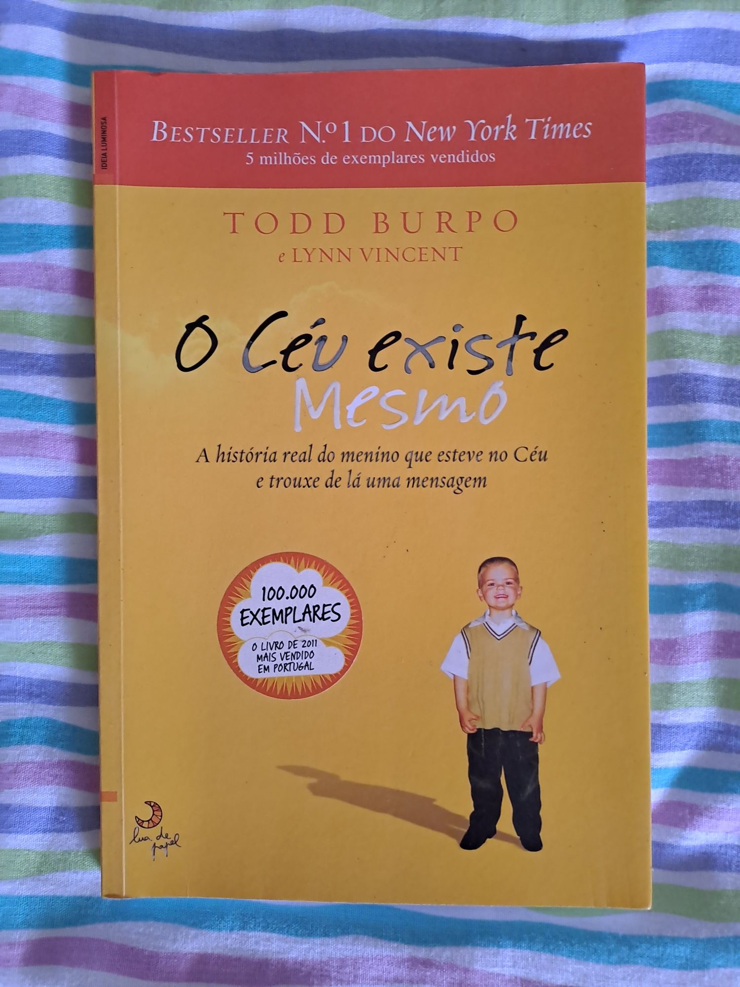 Livro "O Céu existe mesmo" de Todd Brurpo e Lynn Vincent