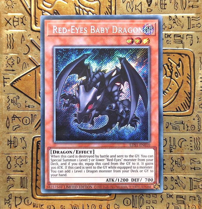 Red-Eyes Baby Dragon - Edição Limitada Yugioh