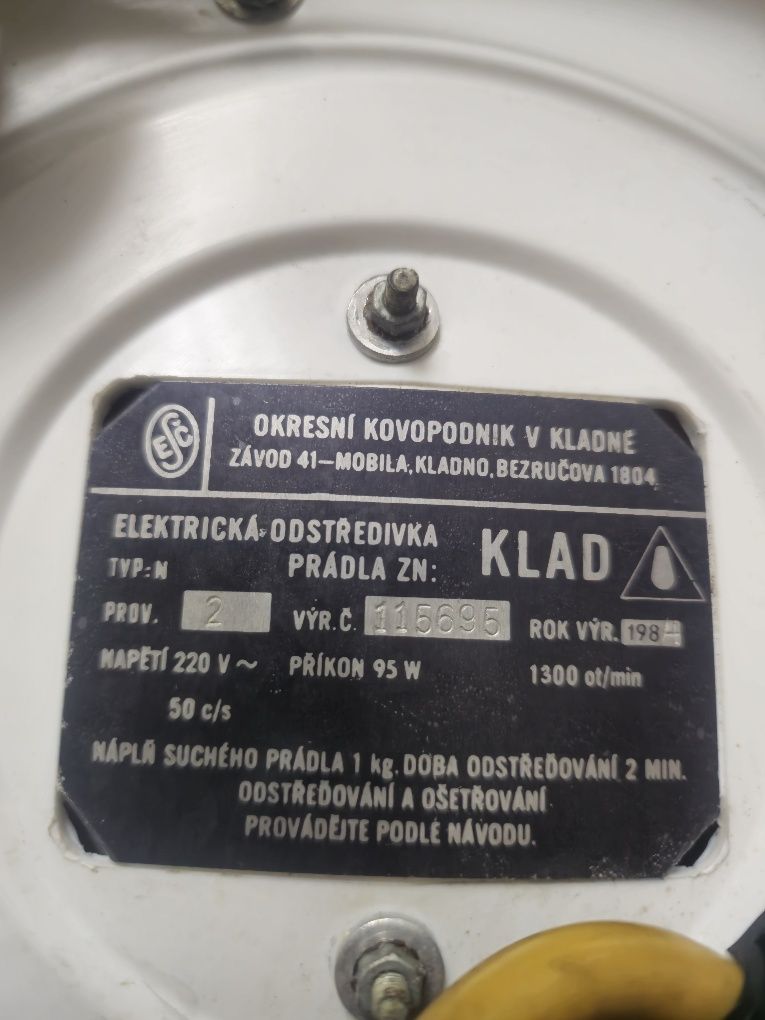 Wirówki z czasów prl