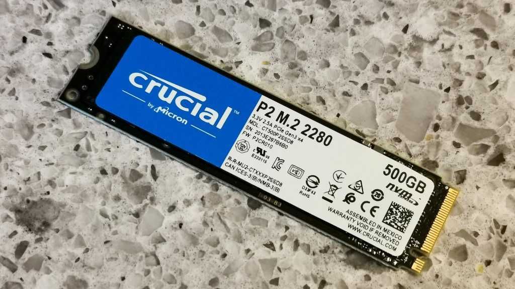 Crucial P2 NVMe SSD 500GB