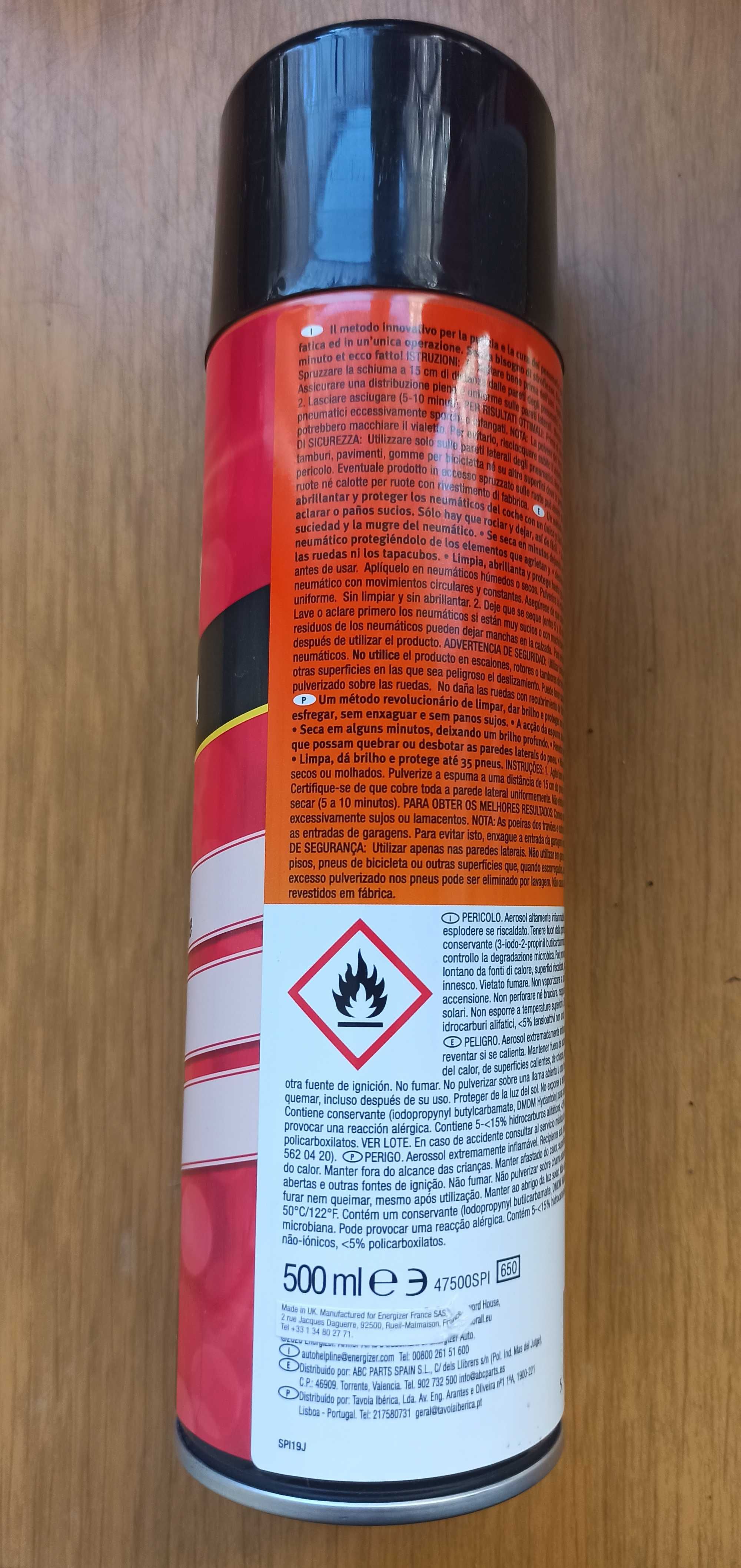 Pianka do czyszczenia opon 500ml